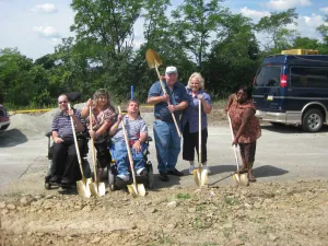 Image of Groundbreaking for the New Houses