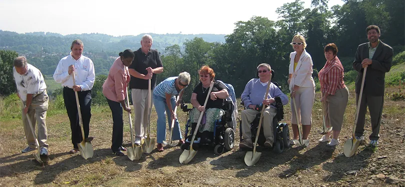 Image of Groundbreaking for the New Houses